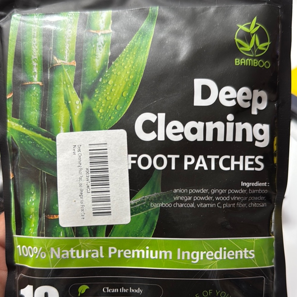 Bamboo Deep Cleaning Foot Patches - Green